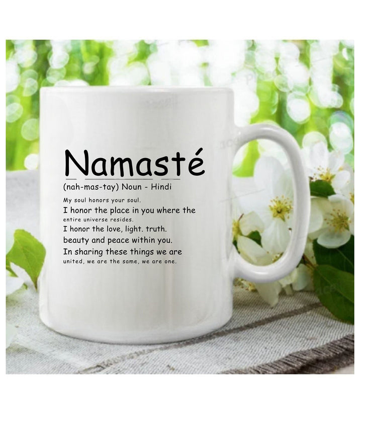 yoga namaste   mug , yoga gift, namaste gift yoga lover ,i do yoga , ceramic coffee  mug gift ,yoga cup