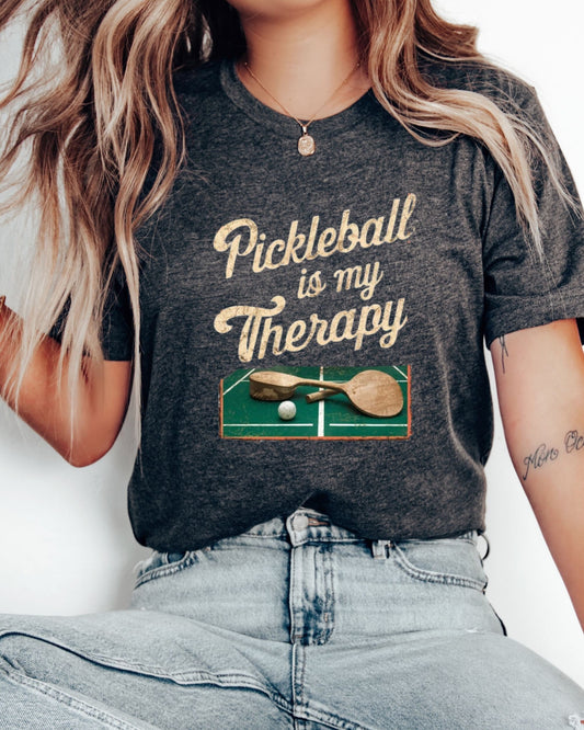 pickleball is my therapy , Gift For Pickleball Player, Pickleball Birthday Present,Pickleballer Gift For him/her