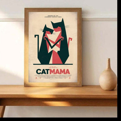 Black Cat Print ,Cat Posters ,Cat mama  Print ,cat Wall Decor , Cat Lover Cat Gift, Black Cat Portrait, Black Cat Art Print,