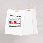 happy Retirement Card, a happy retirement Card, Leaving Card, friend retiring, good luck retirement, personalised retirement card