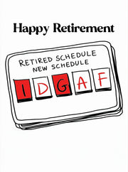 happy Retirement Card, a happy retirement Card, Leaving Card, friend retiring, good luck retirement, personalised retirement card