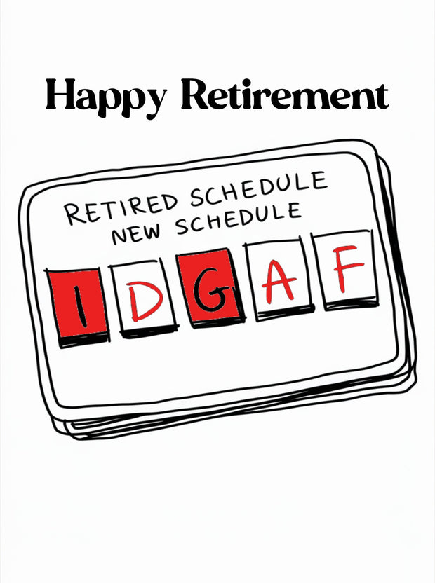 happy Retirement Card, a happy retirement Card, Leaving Card, friend retiring, good luck retirement, personalised retirement card