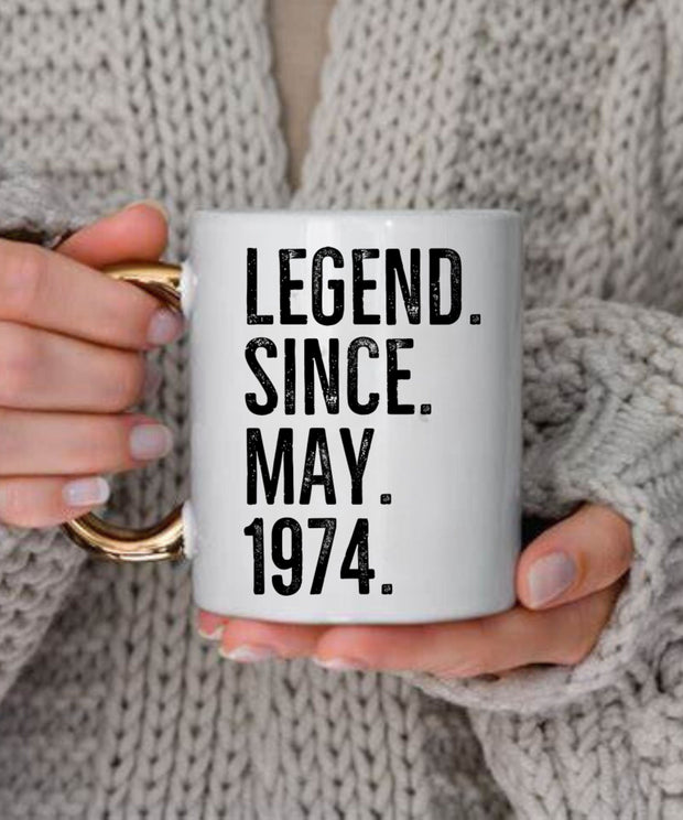 Vintage 1974 Mug, 50th Birthday Gift For Women, vintage birthday mug ,50th Birthday Gift For Men, 50th Birthday Friend, 50th Birthday Woman