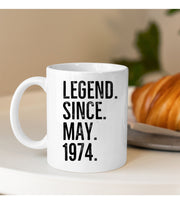 Vintage 1974 Mug, 50th Birthday Gift For Women, vintage birthday mug ,50th Birthday Gift For Men, 50th Birthday Friend, 50th Birthday Woman