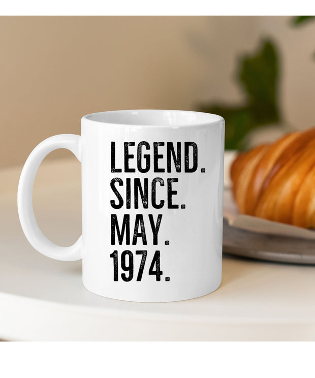 Vintage 1974 Mug, 50th Birthday Gift For Women, vintage birthday mug ,50th Birthday Gift For Men, 50th Birthday Friend, 50th Birthday Woman