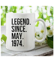 Vintage 1974 Mug, 50th Birthday Gift For Women, vintage birthday mug ,50th Birthday Gift For Men, 50th Birthday Friend, 50th Birthday Woman