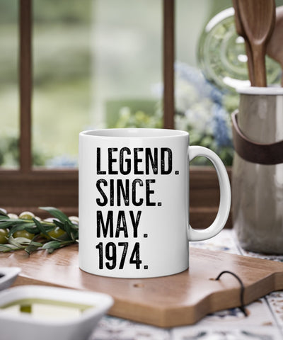 Vintage 1974 Mug, 50th Birthday Gift For Women, vintage birthday mug ,50th Birthday Gift For Men, 50th Birthday Friend, 50th Birthday Woman