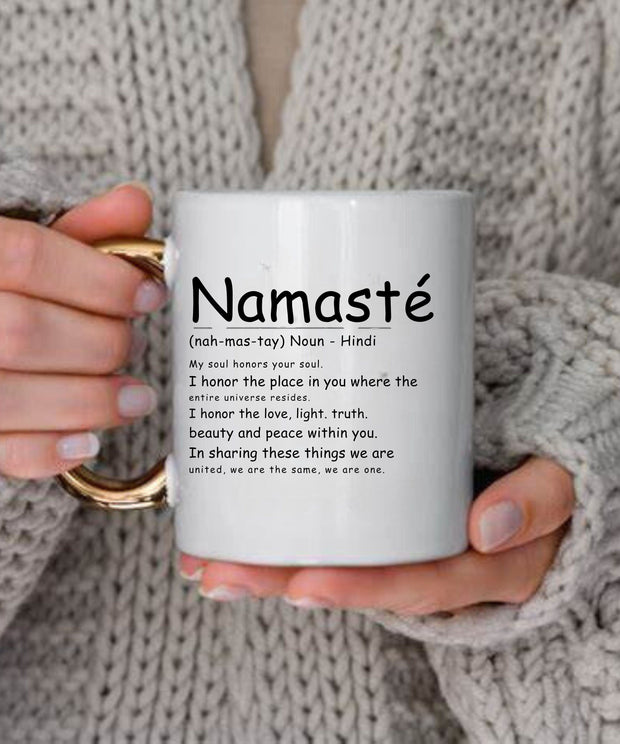 yoga namaste   mug , yoga gift, namaste gift yoga lover ,i do yoga , ceramic coffee  mug gift ,yoga cup