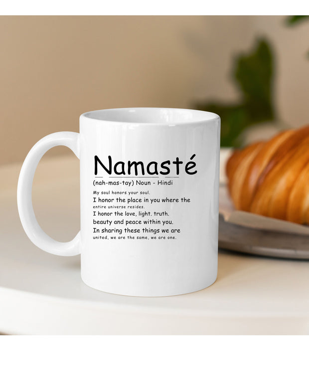 yoga namaste   mug , yoga gift, namaste gift yoga lover ,i do yoga , ceramic coffee  mug gift ,yoga cup