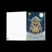 yoda birthday Card  / Yoda greeting card  / Funny yoda card / birthday  Gift  for her /him