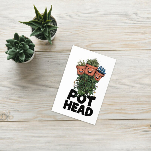 Funny POT HEAD Birthday Card Pun, Birthday Greeting for Him, Birthday Card for Her, Blunt Card, Marijuana Birthday Card, Weed Birthday Card