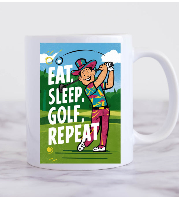 Golf Gifts For Men - Swing Swear Mug. Golfer mug. Gifts for Golfers, Coffee Mug for Golfer, Golf Gifts for Dad