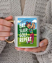 Golf Gifts For Men - Swing Swear Mug. Golfer mug. Gifts for Golfers, Coffee Mug for Golfer, Golf Gifts for Dad