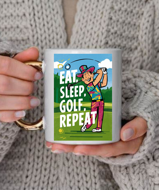 Golf Gifts For Men - Swing Swear Mug. Golfer mug. Gifts for Golfers, Coffee Mug for Golfer, Golf Gifts for Dad