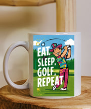 Golf Gifts For Men - Swing Swear Mug. Golfer mug. Gifts for Golfers, Coffee Mug for Golfer, Golf Gifts for Dad