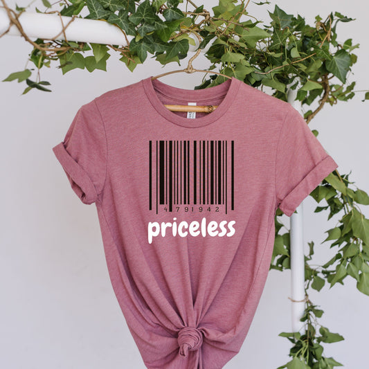 priceless barcode  Shirt, Funny Barcode t  Shirt, barcode  Shirt, Sarcastic Gift Shirt, Sarcastic Shirt, Mother's Day Gift