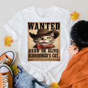 Schrödinger's Cat Is Dead or Alive,Schrödinger's Cat,Cat Shirt Physics Shirt,Quantum Shirt,Scientist Gift,Cat Lover, Funny Cat shirt