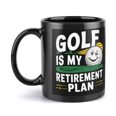 Golf Gifts For Men - golf is my retirement plan Golfer mug. Gifts for Golfers, Coffee Mug for Golfer, Golf Gifts for Dad