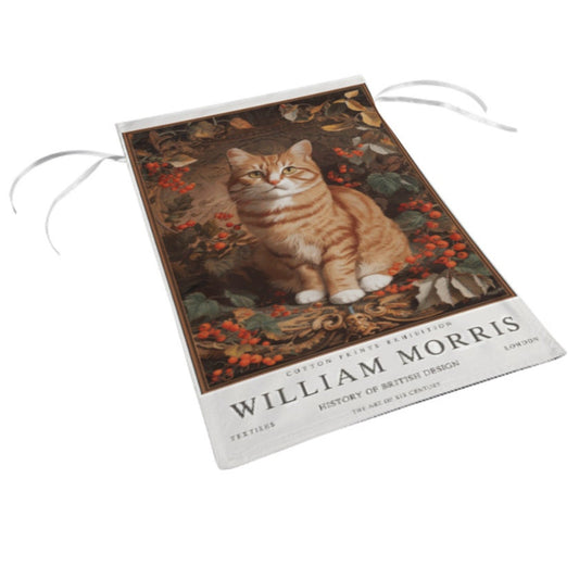 pet cat  garden flag ,cat garden william morris Yard Flags Double Sided, Cat Garden Flag,tabby  Cat flag , Kitty Garden Flag,