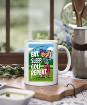 Golf Gifts For Men - Swing Swear Mug. Golfer mug. Gifts for Golfers, Coffee Mug for Golfer, Golf Gifts for Dad