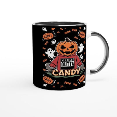 Straight Outta candy halloween  Coffee Mug - pumpkin Halloween Coffee Cup - Straight Outta candy - halloween party mug