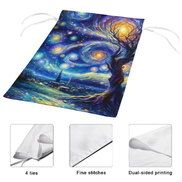 van goth  Garden Flag  - van goth  garden flag - 12'x18" - Autumn Garden Flag ,  garden flag ,  Yard Flag Double Sided