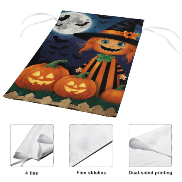 halloween  pumpkin Garden Flag  - hocus pocus   garden flag - 12'x18" - Autumn Garden Flag ,Yard Flag Double Sided