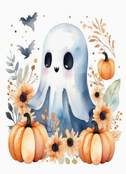 halloween GHOST   ,halloween  boo Garden Flag -12'x18" - Autumn Garden Flag ,Yard Flag Double Sided,hocus pocus flag
