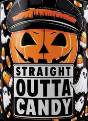 halloween straight outta candy  Garden Flag  candy halloween garden flag- 12'x18" - Autumn Garden Flag , garden flag ,Yard Flag Double Sided