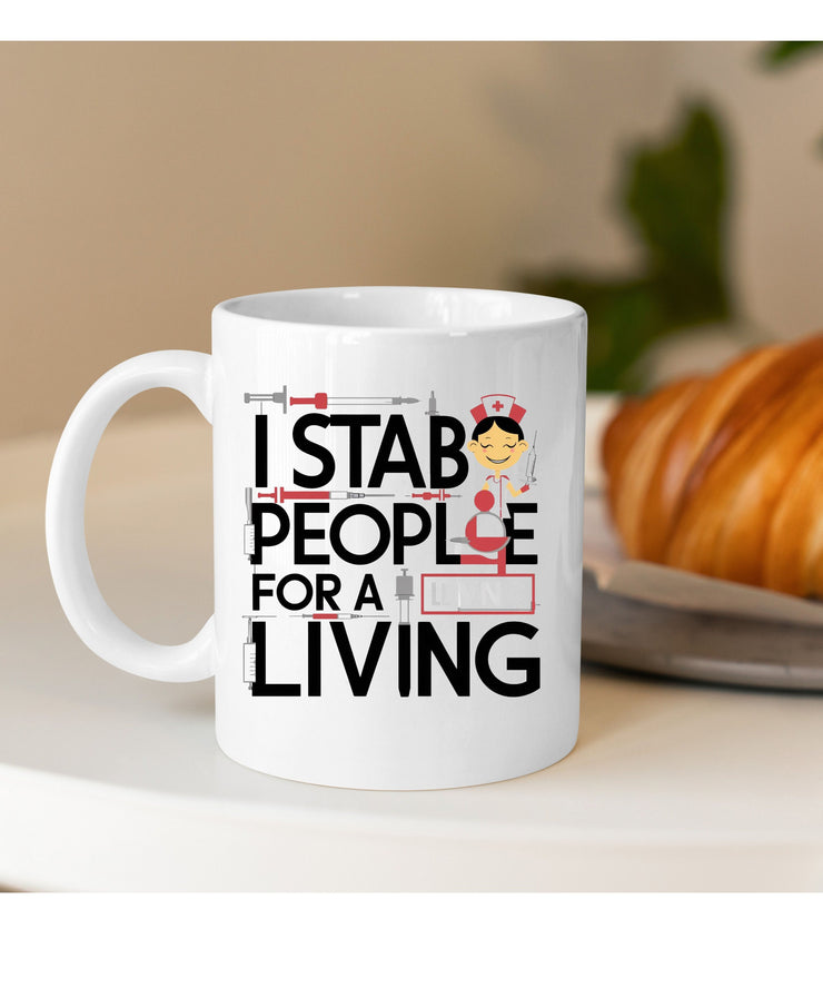 thats what i do iam a nurse  i stab people and i know things ,nurse coffee mug ,gift for nurses