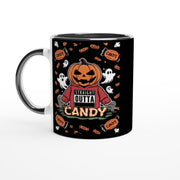 Straight Outta candy halloween  Coffee Mug - pumpkin Halloween Coffee Cup - Straight Outta candy - halloween party mug