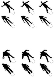 Halloween Cake Toppers,12pk  Halloween Party Decor, Halloween Decoration, Halloween Decor, Halloween Birthday Party