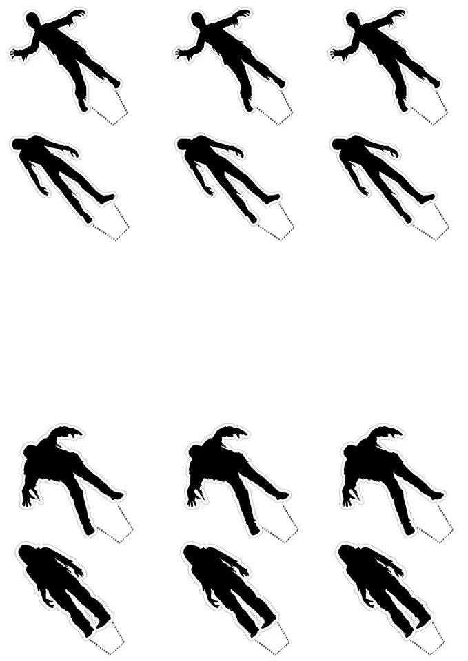 Halloween Cake Toppers,12pk  Halloween Party Decor, Halloween Decoration, Halloween Decor, Halloween Birthday Party