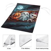 halloween    Garden Flag  - halloween ghost garden flag - 12'x18" - Autumn Garden Flag ,  garden flag ,  Yard Flag Double Sided