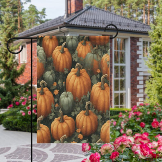 halloween  pumpkin Garden Flag  - pumpkin garden flag - 12'x18" - Autumn Garden Flag ,Yard Flag Double Sided