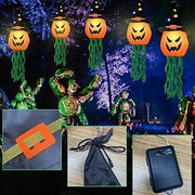 5pcs Halloween Hanging String Lights,Colorful LED Halloween Pumpkin Lights Waterproof Halloween Decor Lights for Indoor &Outdoor Decoration