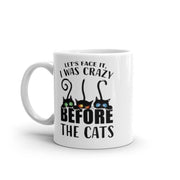 black cat coffee ,i was crazy before all these cats ,crazy cat lady ,black cat,Black Cat coffee, cat lover Gifts ,gift for cat owner