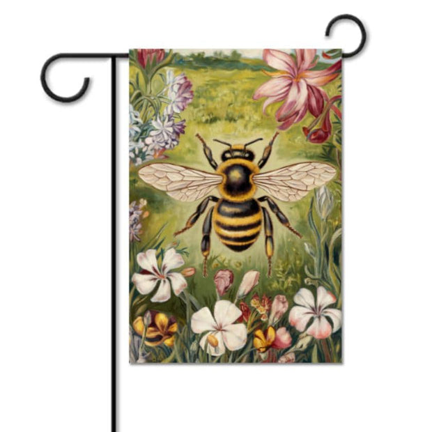 bumble bee  Garden Flag  - garden flag - 12'x18" - Autumn Garden Flag , Yard Flag Double Sided