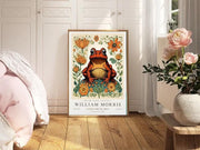 William Morris frog art  Print, William Morris Exhibition Print, William Morris Poster, Vintage Wall Art, Textiles Art, Owl Art Print