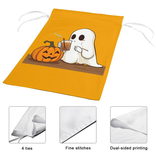 halloween  boo boo crew  Garden Flag  -halloween  ghost garden flag - 12'x18" - Autumn Garden Flag ,  garden flag ,  Yard Flag Double Sided