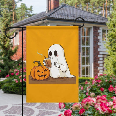 halloween  boo boo crew  Garden Flag  -halloween  ghost garden flag - 12'x18" - Autumn Garden Flag ,  garden flag ,  Yard Flag Double Sided