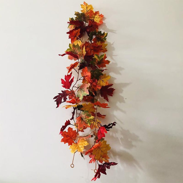 Maple Leaf 20 LED String Lights, Halloween Decor, Autumn Fall, Home Decor, Garden Decor, Halloween Party, Outdoor Indoor, Autumn