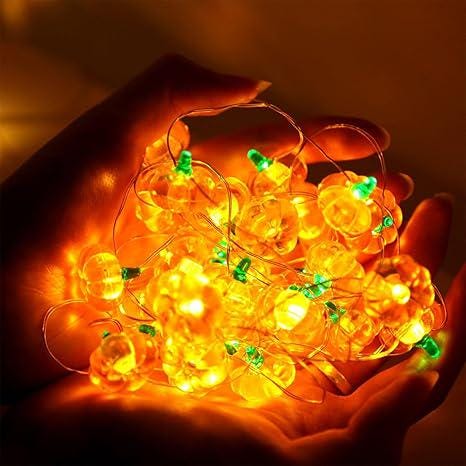 Pumpkin String Lights, halloween Fall Decorations for Home, Battery Operated  Lights, Fall Thanksgiving  for Indoor Decor LED...