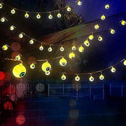 Halloween Lights String 1.5m 10 LED 3D Horror Eyeball Lights Decoration USB/Battery Powered for Party Patio Indoor Outdoor