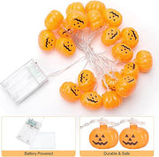 Halloween Decoration Lights,Orange Fairy Lights, Halloween Pumpkin String Lights 3 Metres 20 Pieces for Room Garden Decoration