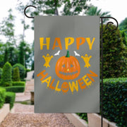 happy halloween   Garden Flag -12'x18" - Autumn Garden Flag ,Yard Flag Double Sided,hallowen  flag