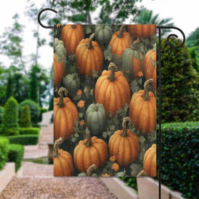 halloween  pumpkin Garden Flag  - pumpkin garden flag - 12'x18" - Autumn Garden Flag ,Yard Flag Double Sided