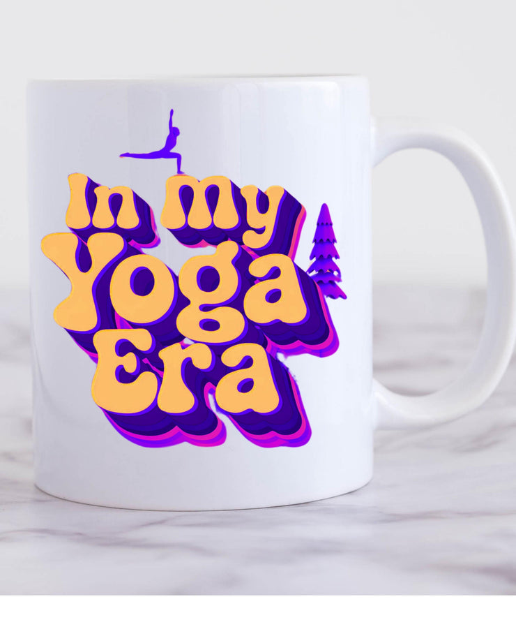 Yoga Coffee Mug Lets get it OM - Yoga Gifts for Women - Yoga Mug - Yoga and Coffee for Yoga Lovers 325 ml