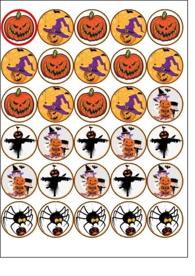 Halloween Cake Toppers,30pk  Halloween Party Decor, Halloween Decoration, Halloween Decor, H