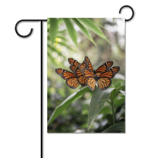 butterfly  garden flag ,garden  Yard Flag Double Sided,  12*18  butterfly  Garden Flag